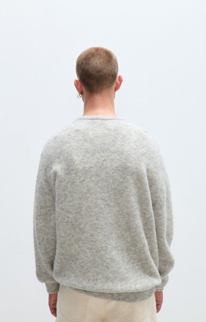 American Vintage Pullover Vito Herren hellgrau meliert